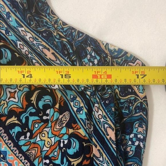 Maurices Floral Blue Sleeveless Dress Size XS EUC - Picture 7 of 7